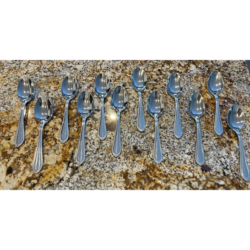 12 Lot Of Reed & Barton Tradition 18/10 Stainless Tablespoon 7 1/4in